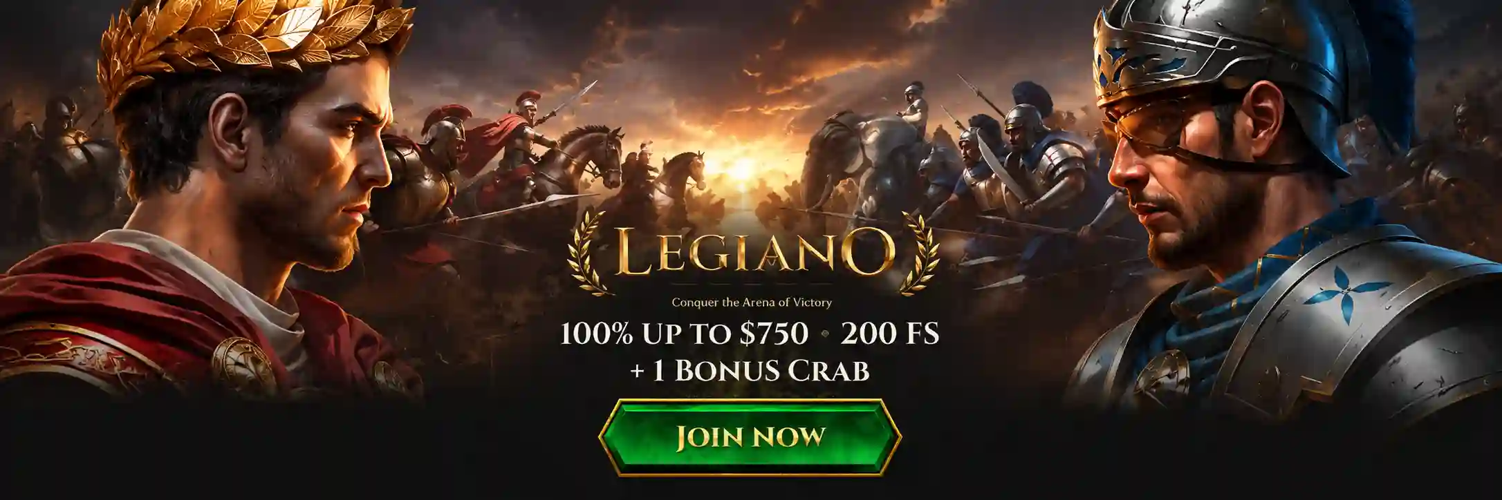 Legiano Casino Welcome Bonus
